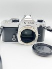  tested  Nikon Fm Silver 35mm Slr Film Camera Body  Vintage Film Camera