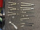 Vintage 1960s Charvoz Large Drafting Set With Case Made In West Germany