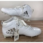 Adidas Shoes Mens Size 11 5 White Silver Football Cleats Nasty 20 Mid Sports