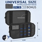 Tactical Car Sun Visor Organizer Heavy Duty Storage Pouch For Trucks Suvs Jeeps