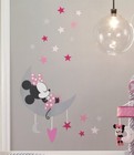 New Deal Disney Baby Minnie Mouse Pink gray Celestial Wall Decals By Lambs   Ivy