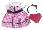 Doll Clothes 18  Doll Dress Pink White Fits American Girl Doll Mary Ellen 1954