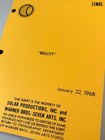 Bullitt Screenplay 1968 Final Movie Script Steve Mcqueen Ford Mustang