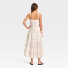 Women s Lace Maxi A-line Dress - Universal Thread Cream Floral Xs