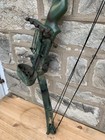Compound Bow Camouflage Repainted 44 5  With A Quiver