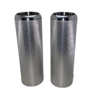 2 X Sequence Pirate Bmx Flatland Pegs 6061 Aluminum Steel Caps Knurled Rare New