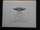 1960s Bsa Model A50 A65 500 650 Star Rocket Motorcycle Parts Catalog Manual Nice