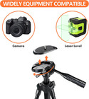 Laser Level Tripod Phone Stand  51-inch 130cm Aluminum Lightweight Tripod With 1