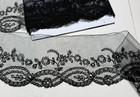 Antique Lace - Chantilly Lace Flounce - 19th Century - 2 45 Meters