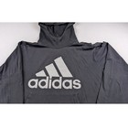 Adidas Hoodie Womens 2xl Black White Large Logo Pullover Sweatshirt 0145