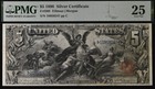 1896  5 Silver Certificate Pmg 25 - Educational Note - Red Seal - Fr 268