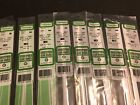 Evergreen Styrene Assorted  020 X Various Sizes Strips 14  Long 8 Packs White 