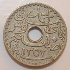 1938 Tunisia 10 Centimes