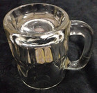 Vintage 1950s Dog  n  Suds Heavy Thick Glass Root Beer Mug 4 25    Tall Red Yellow