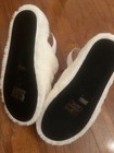 Womens Slippers Peep Toe Slip On Ladies Warm Comfy Indoor Outdoor Cosy 9