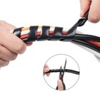 Spiral Cable Wrap - 20 Ft 1 2  Spiral Wire Wrap Cord Covers Bundle Sleeve Hose