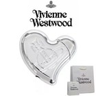  vivienne Westwood Orb Heart Shape Gas Lighter Silver Electronic Nib