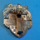 Schaefer Minneapolis Metal Emblem 1940 s Refrigerators  Freezers Pak-a-way  Vtg