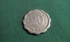 Traverse City Michigan S    S  Board Pocket Billiards Lunch 20   Alum Trade Token