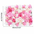 8x Artificial Rose Flower Wall Panels Artificial Silk Wedding Decor Party Home