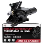Engine Coolant Thermostat Housing Assembly - Compatible With Mazda - 3  5  6 