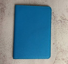 Pu Leather Passport Cover Holder Travel Document Case  Color  Blue 