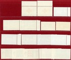 Hong Kong  218-33  Omnibus Issues  Mint  Og  Nh  Scv  191 00