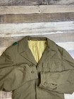 Vintage Ww2 Us Army 1944 Ike Military Jacket Field Jacket 38xl Wool 7th Patch
