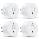 Smart Plug Wifi Outlet Works With Alexa   Google Home  15a  4-pack   Smart Ho   