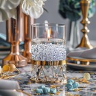 Happyfilller 4400 Pcs Clear Acrylic Gemstones Small Beads Water Drops