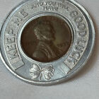 1948 Harry Elgin   Sons Inc Good Luck Token Coin Encased Wheat Penny Balt  Md