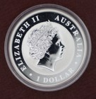 2017 Australia 1 Oz Silver Kookaburra Rooster Privy   Low Mintage   In Capsule
