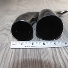2 Polished Cow Horns  6063    Natural Colored