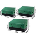Outdoor Storage Box Patio Deck Box 100-230 Gallon Waterproof Pe Tarpaulin