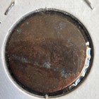 Antique Victorian Copper Love Token Coin Hand Engraved Monogram Letters Mr