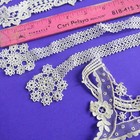 3 Piece Antique Early 1900 s  Remnant  Trim Dolls Ecru Tatting   Applique Lace