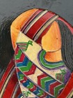 Mcm Enameled Plaque  Central south America 6    X 8   