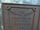 Vintage Cast Iron American Seeding Machine Company Side Cover