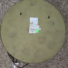 Restoration Harware Round Metal Railroad Crossing  Sign