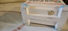 Vintage Baby Nursery Ceramic Baby Cradle  Planter Rubens Originals  3410 1960s