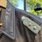 Original Wwii Ww2 German Luftwaffe Officer Leather Pilot Flight Jacket - Nice