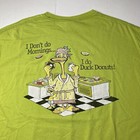 Vintage Duck Donuts Outer Banks Nc T Shirt Distressed Grunge Xl Tg Eg Rare