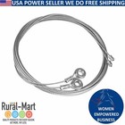 Pair 150 Inch Enclosed Cargo Trailer Ramp Door Cable Replacement Kit Cables