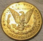 C  1878 Westfield Mass  Whipple So-called Morgan Silver Dollar Reverse Medal 