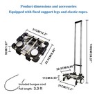 Cnqlis Folding Hand Truck portable Carrying Cart  Compact  Mini Lightweight F   