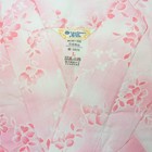 Vtg Japanese Nemaki Cotton Onsen Hot Spring Kimono Floral Print  Womens Large