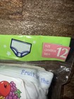 Vintage Fruit Of The Loom Just For Girls 2002 Size 12 - 6 Pack Htf Rare