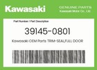 Kawasaki Genuine Trim-seal full Door - 39145-0801