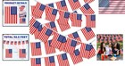 50 Pcs American Flags Banner  52 5 Ft Patriotic Usa String Red Blue White