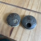  2 antique Selby Buck Split Shot Celluloid Tin- Vintage Fishing